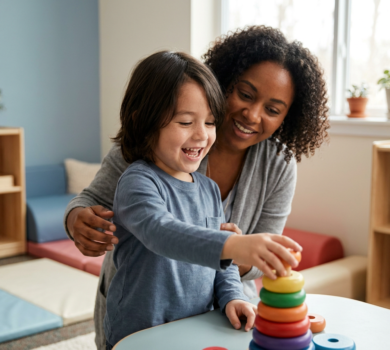 A 2-year-old who is not talking may have a speech delay, but autism becomes more likely when limited speech shows up with differences in their eye contact, use of gestures, shared attention, and play.